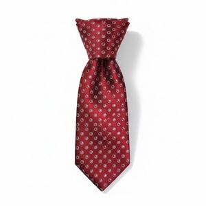 ARROW Red Silk Polka Dot Necktie Men Formal Business Classic